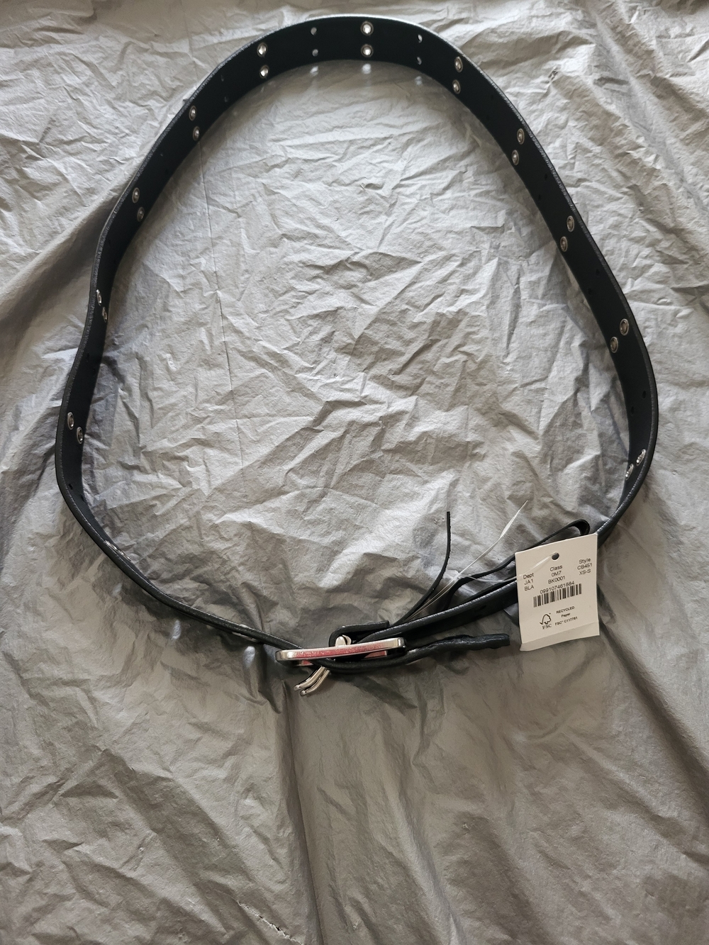 J. Crew Italian Grommet Leather Belt - Picture 5 of 7